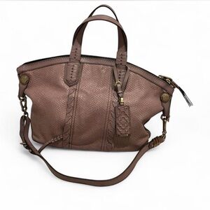 Oryany Elegant Brown Leather Handbag